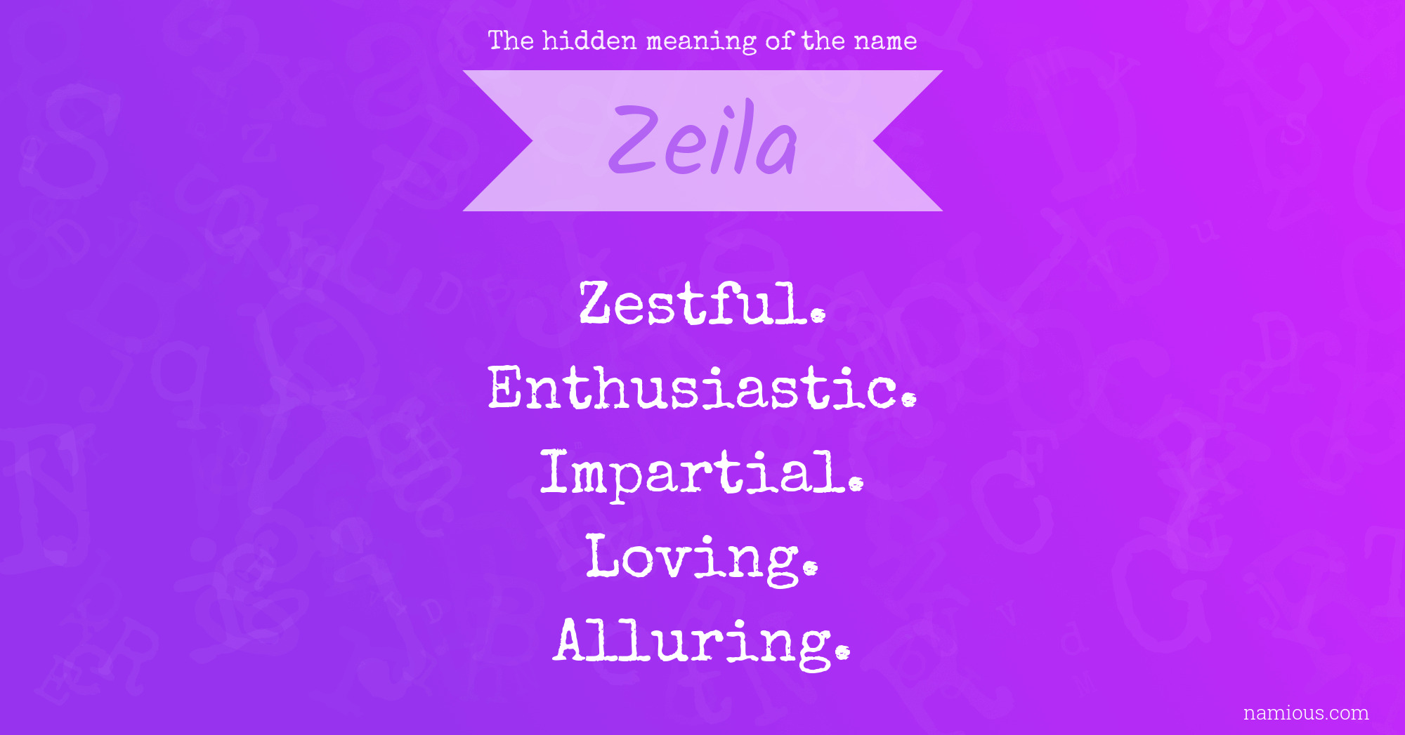 The hidden meaning of the name Zeila