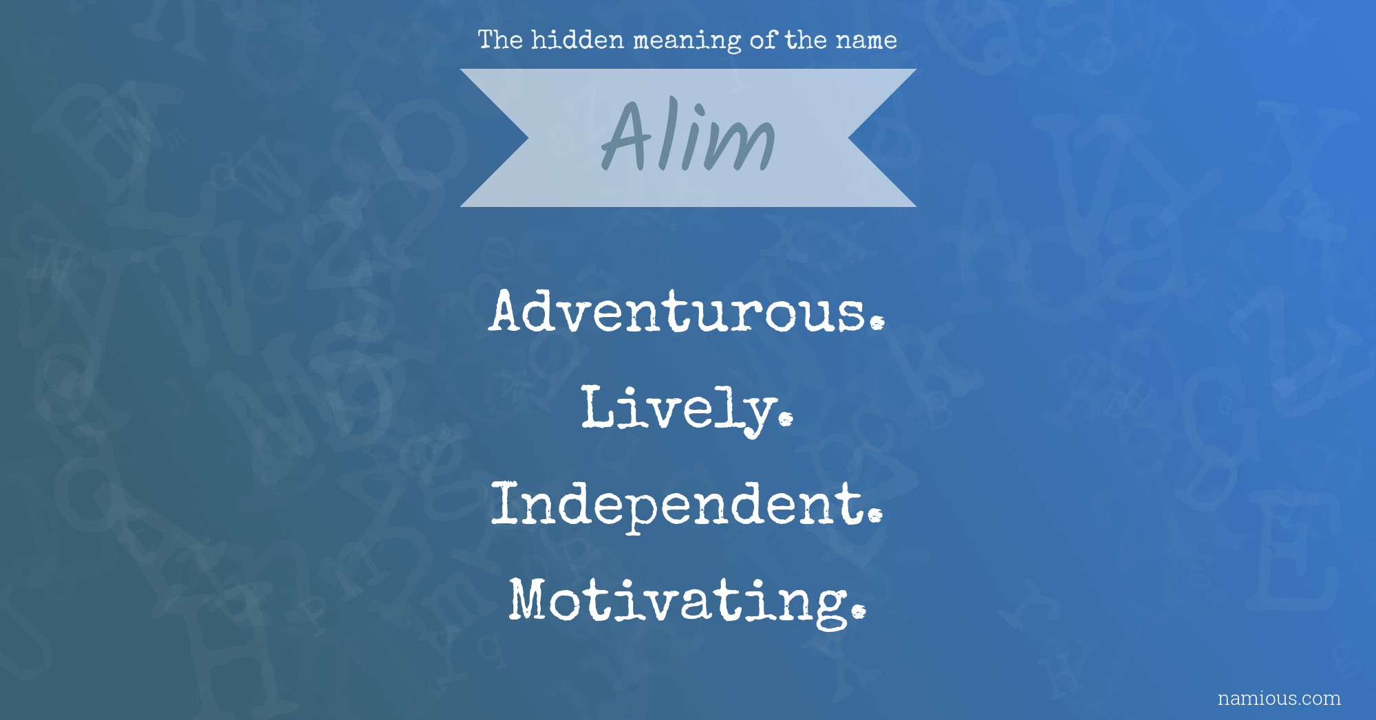 Alim Meaning 