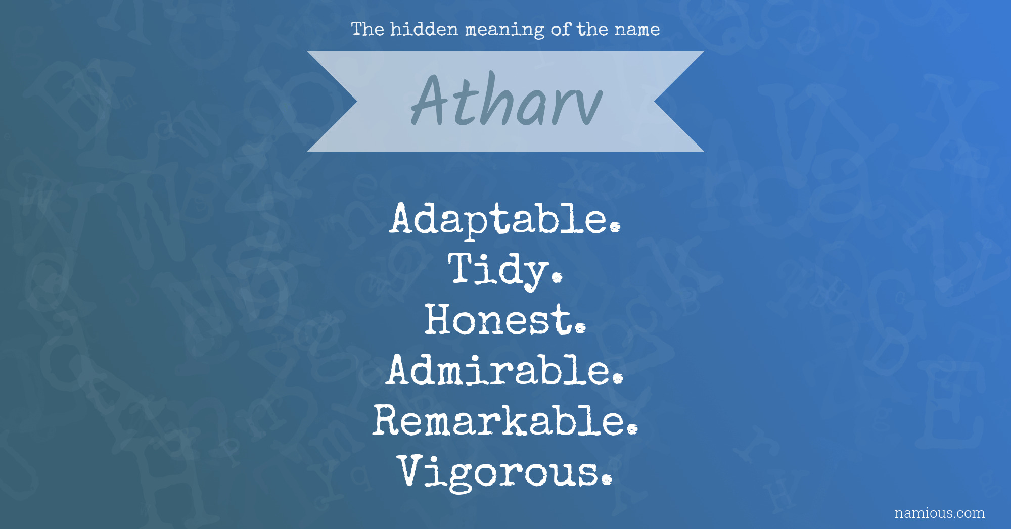 What Is The Meaning Of Atharv Name