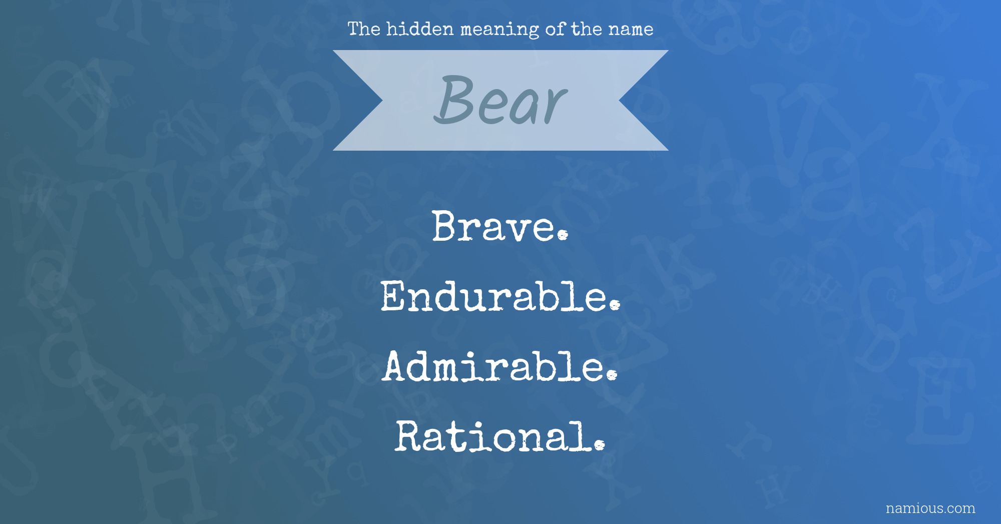 Bear Definition & Meaning