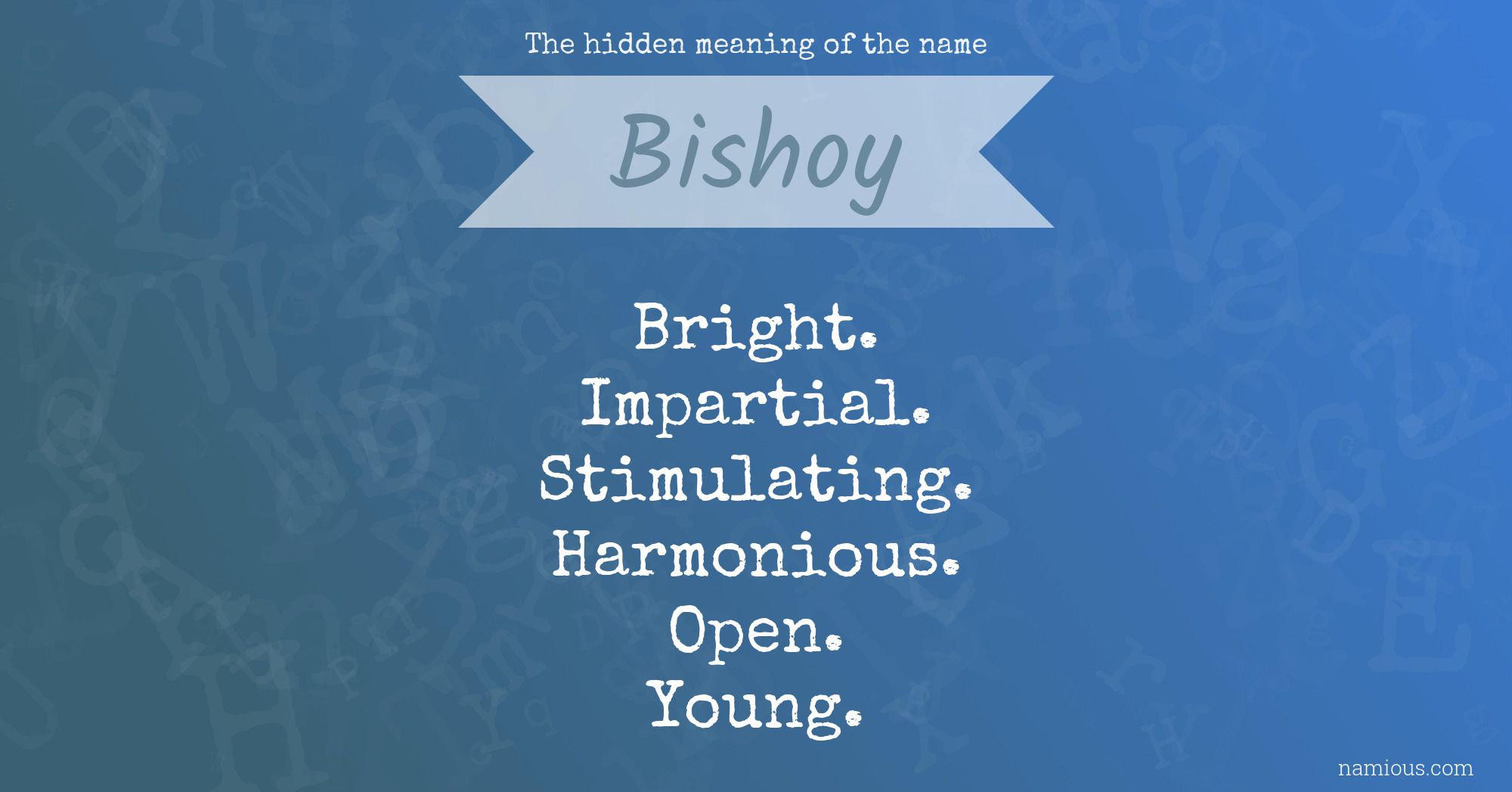 The hidden meaning of the name Bishoy