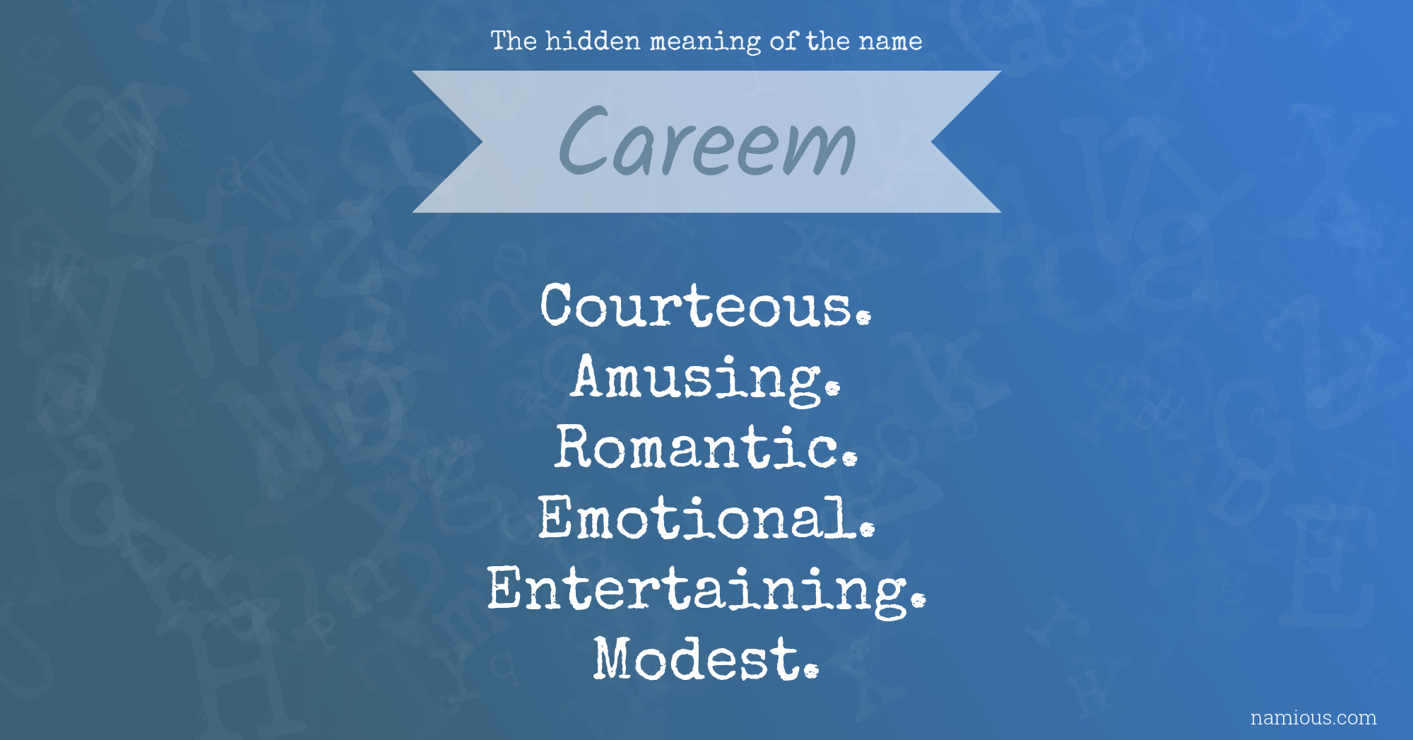 The hidden meaning of the name Careem