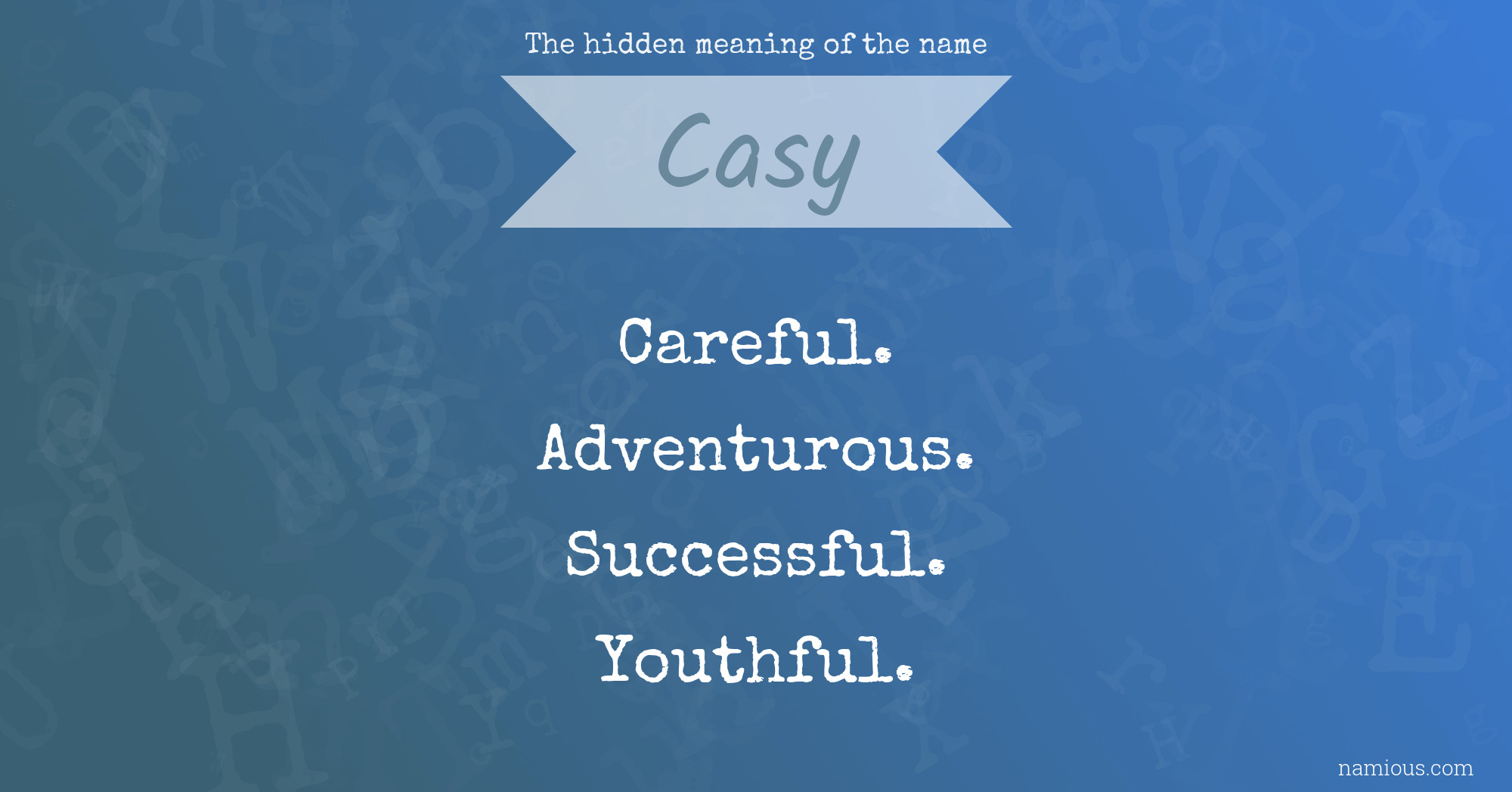 casy meaning