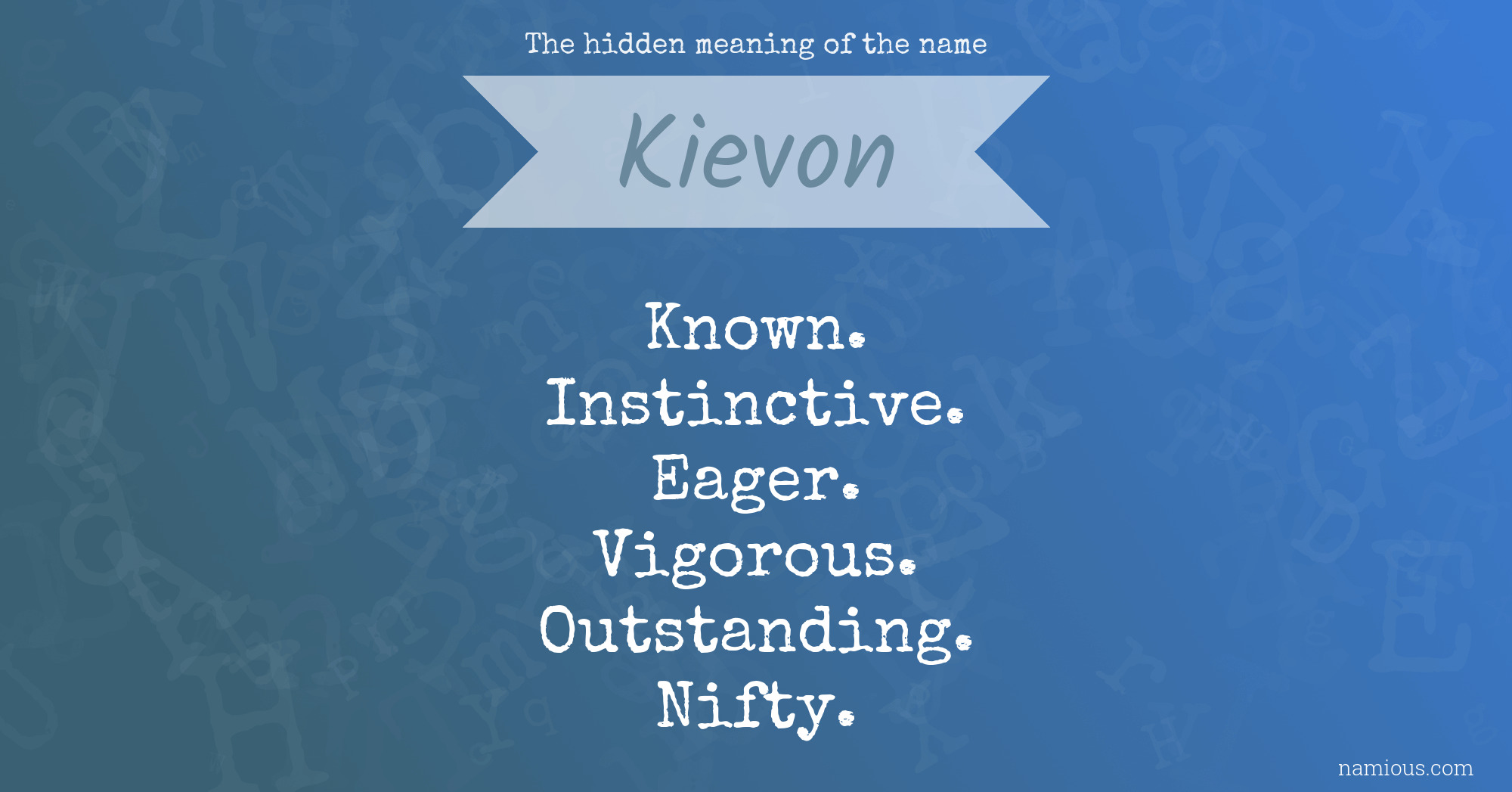 The hidden meaning of the name Kievon