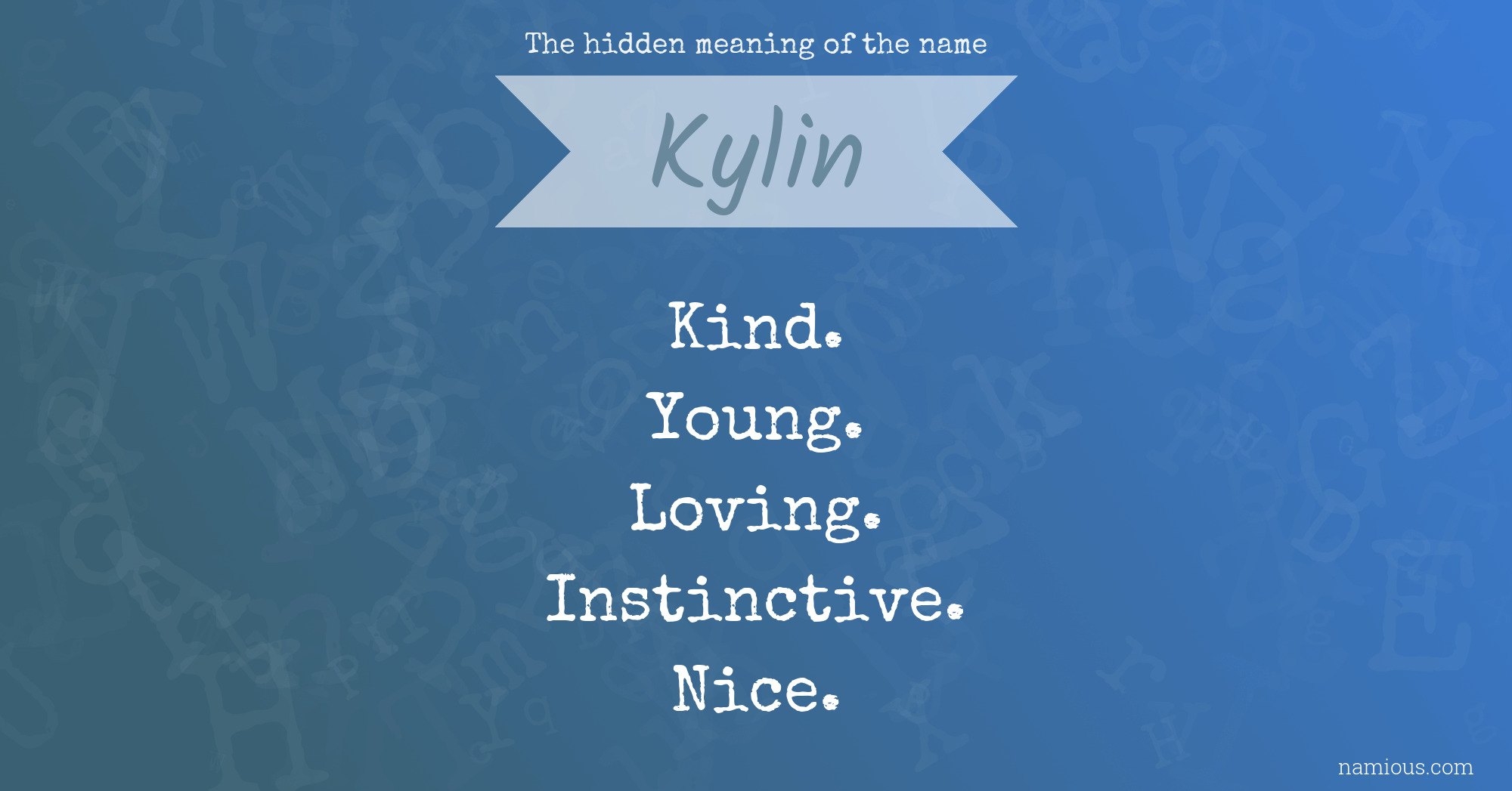 The hidden meaning of the name Kylin