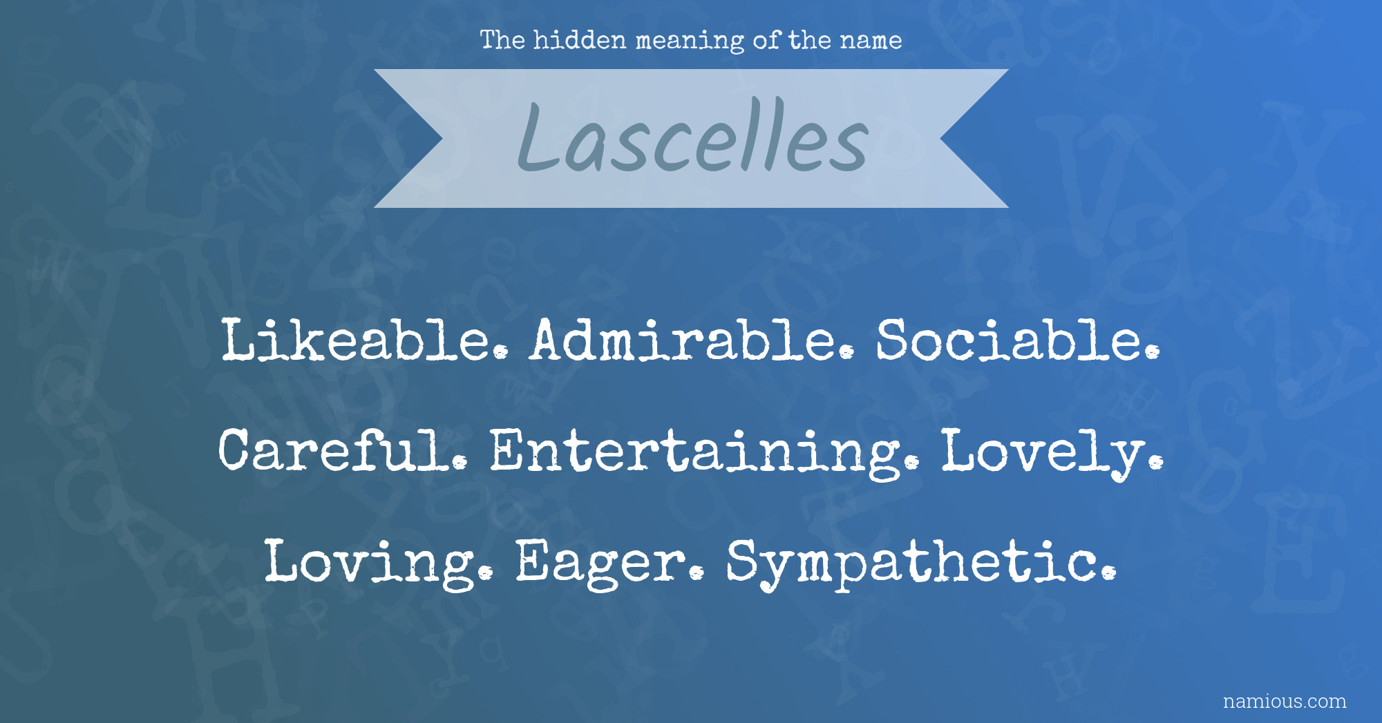 The hidden meaning of the name Lascelles