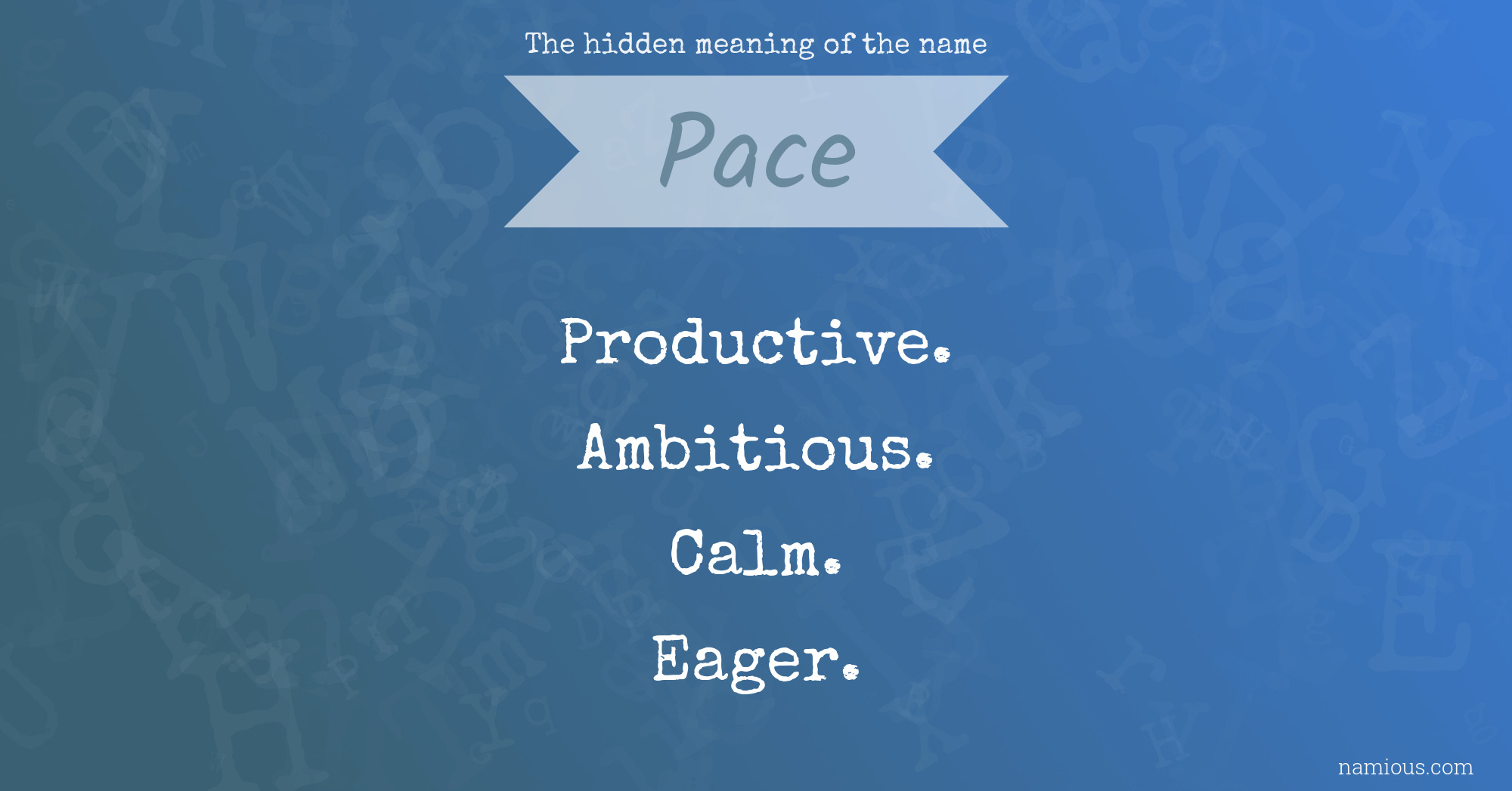 What Is The Meaning Of Pace Yourself In English