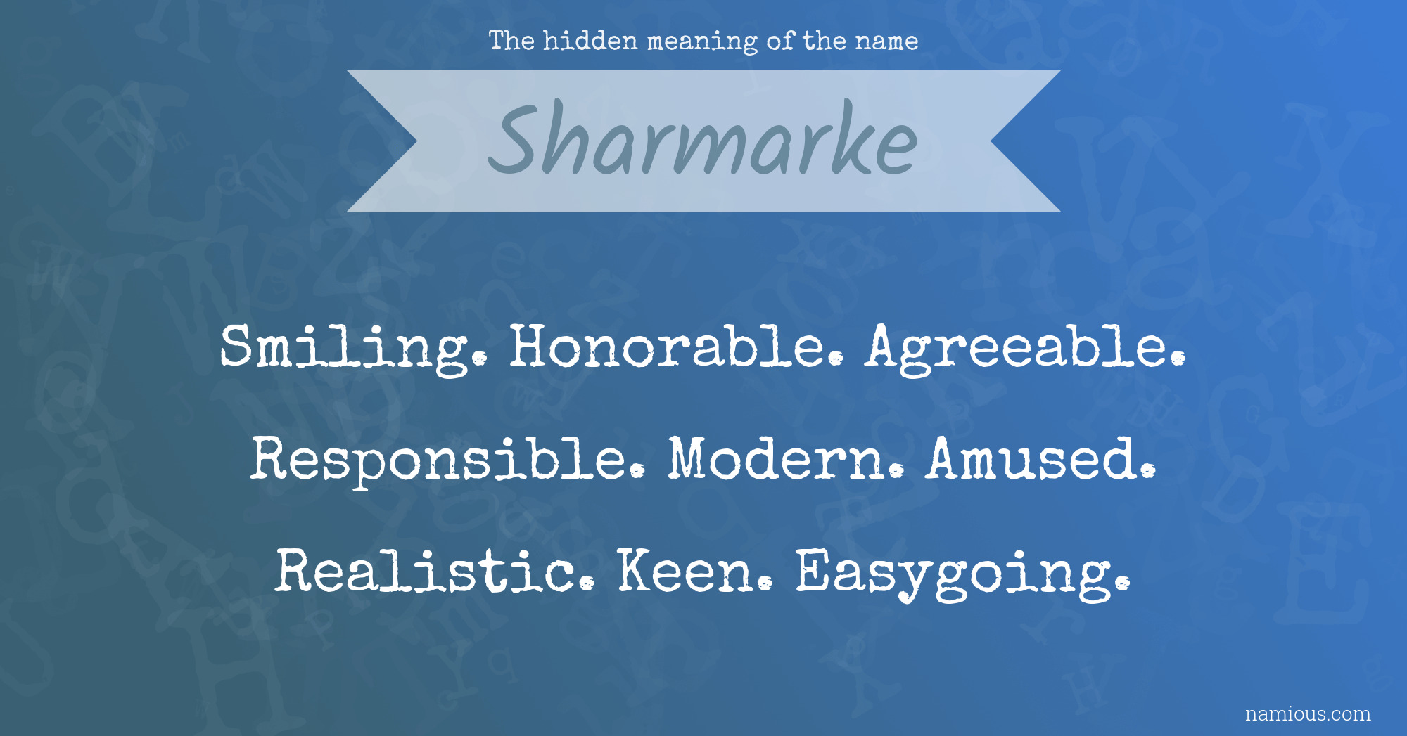 The hidden meaning of the name Sharmarke