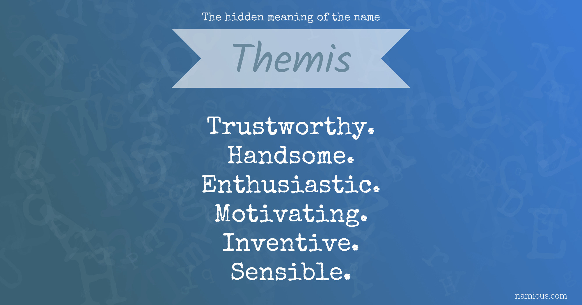 The hidden meaning of the name Themis