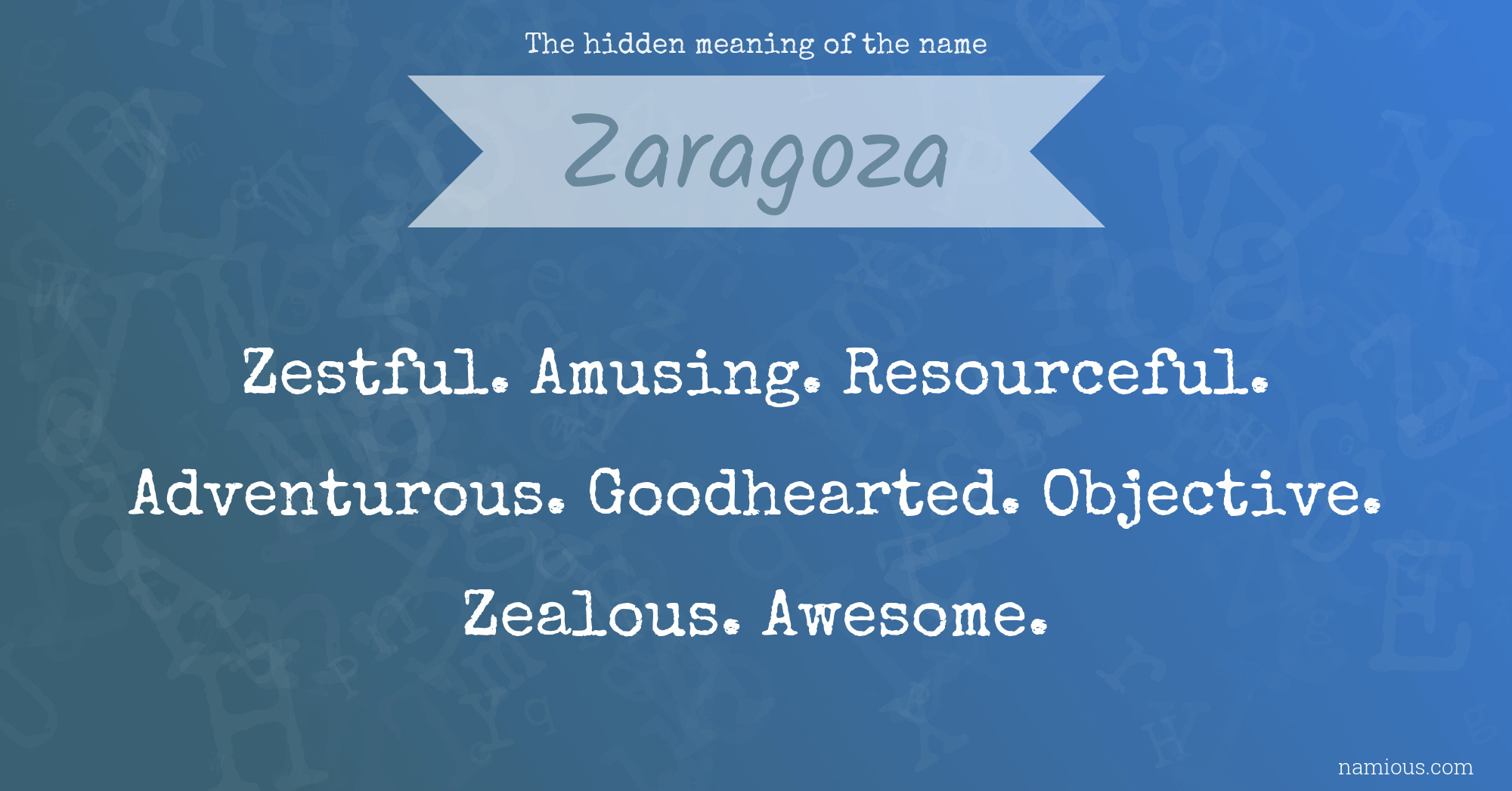 The hidden meaning of the name Zaragoza